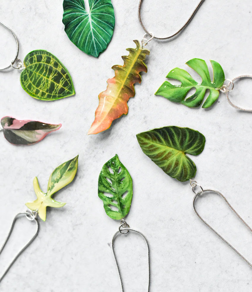 Plant necklaces