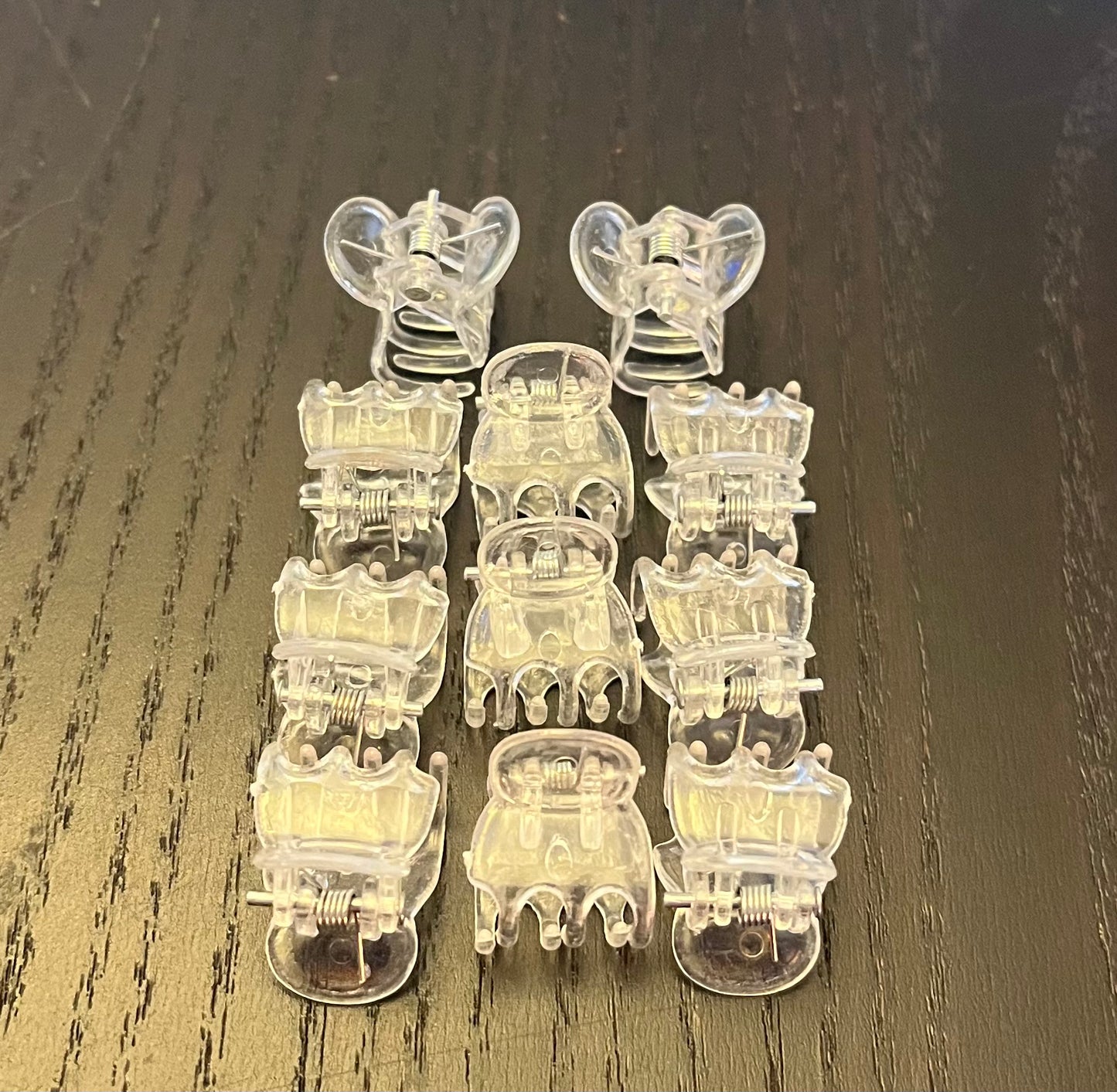 Clear Plastic Orchid Clips