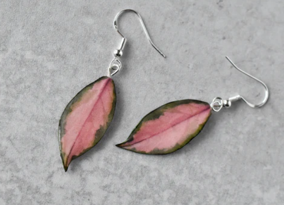 Plant earrings