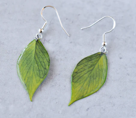 Plant earrings