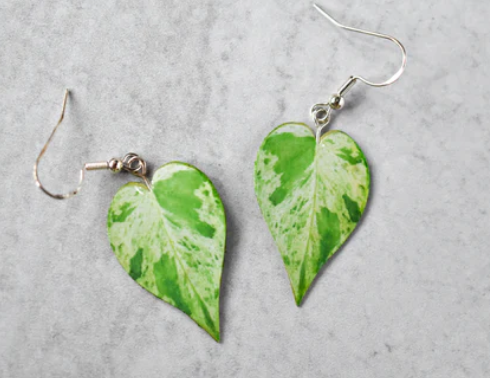 Plant earrings