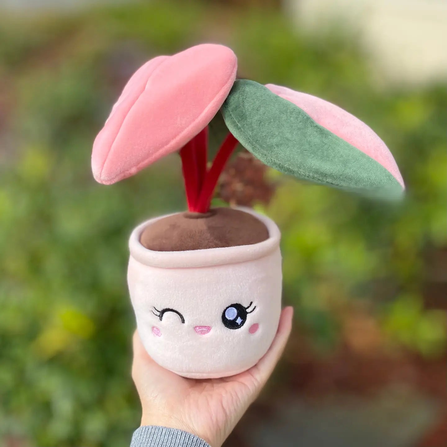 Philodendron Pink Princess Plushie